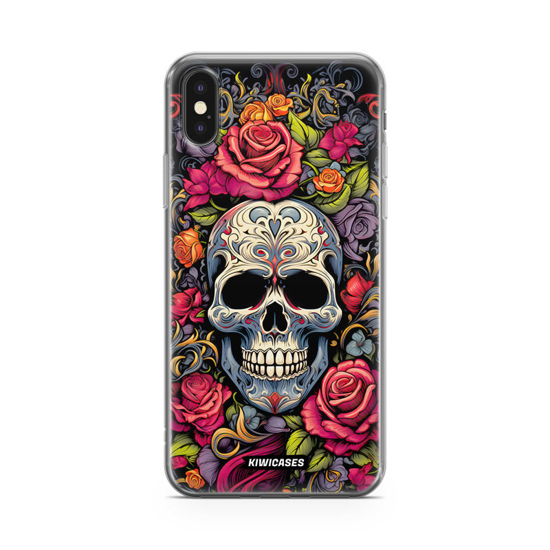 Floral Skull - iPhone X/XS