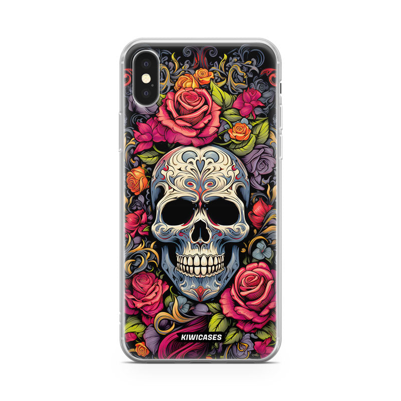 Floral Skull - iPhone X/XS