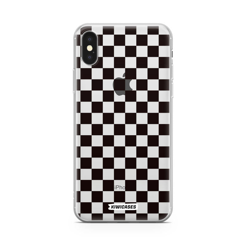 Black Checkers - iPhone X/XS