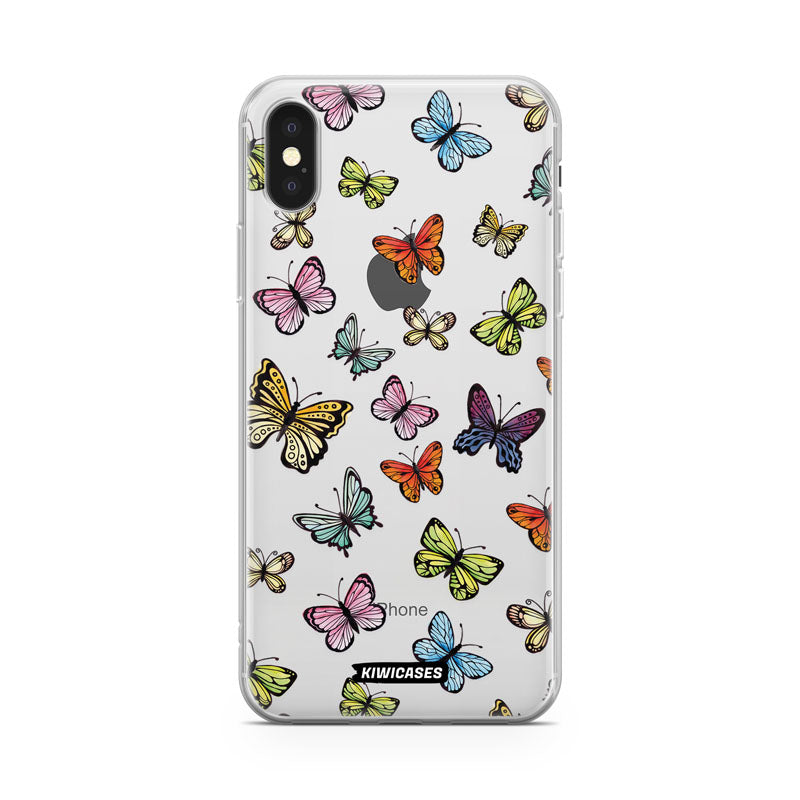 Colourful Butterflies - iPhone X/XS
