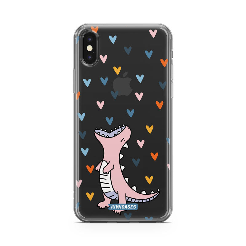 Dinosaur Hearts - iPhone X/XS