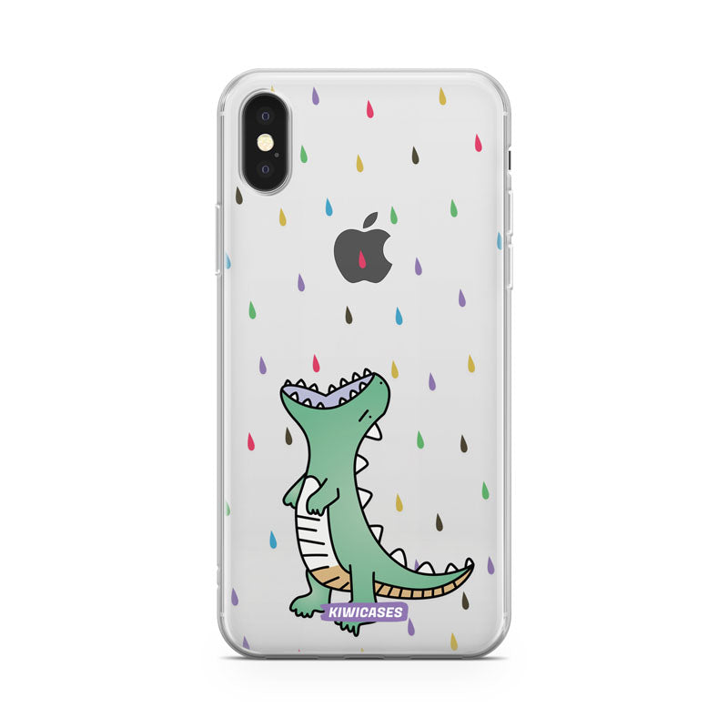 Dinosaur Rain - iPhone X/XS