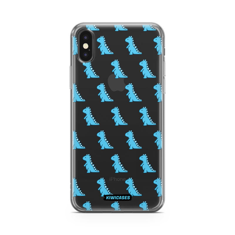 Blue Dinosaurs - iPhone X/XS