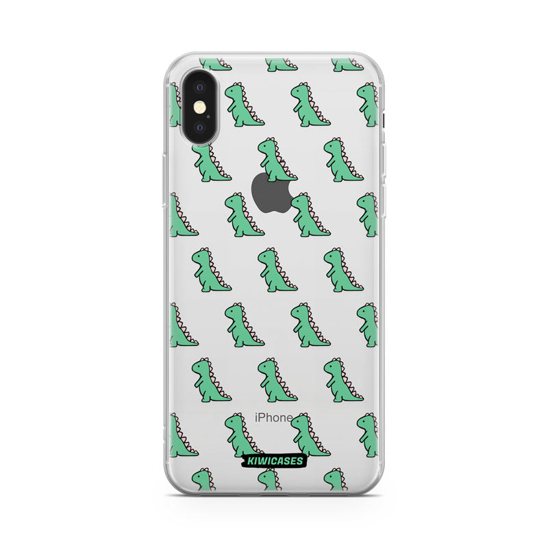 Green Dinosaurs - iPhone X/XS