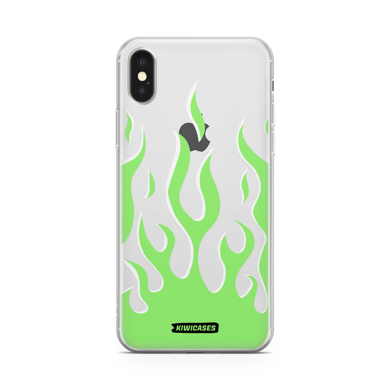 Green Fire - iPhone X/XS