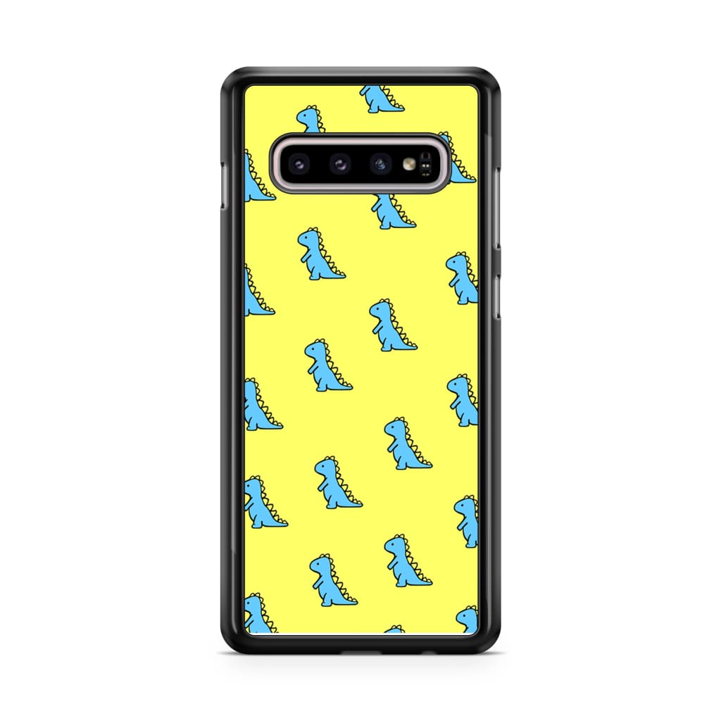 Yellow Dinosaur Phone Case - Galaxy S10 - Phone Case