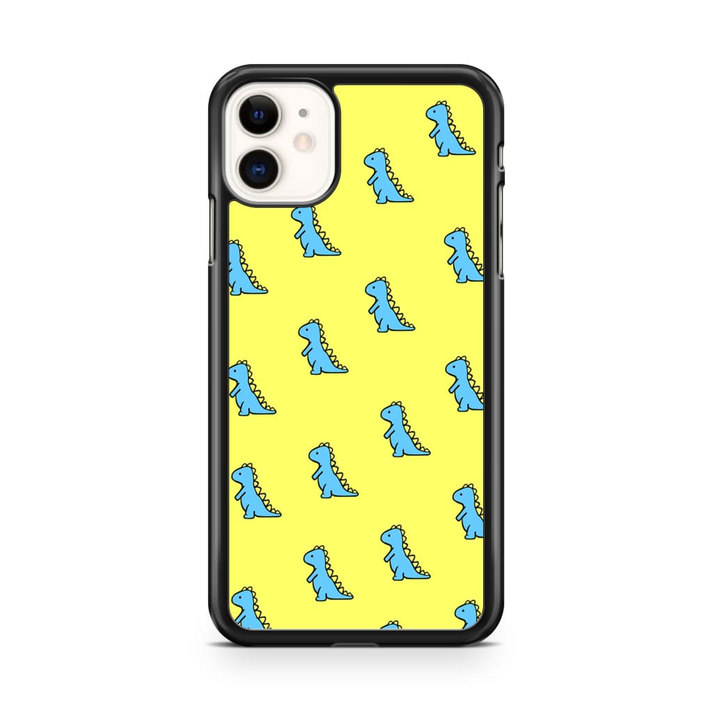 Yellow Dinosaur Phone Case - iPhone 11 - Phone Case