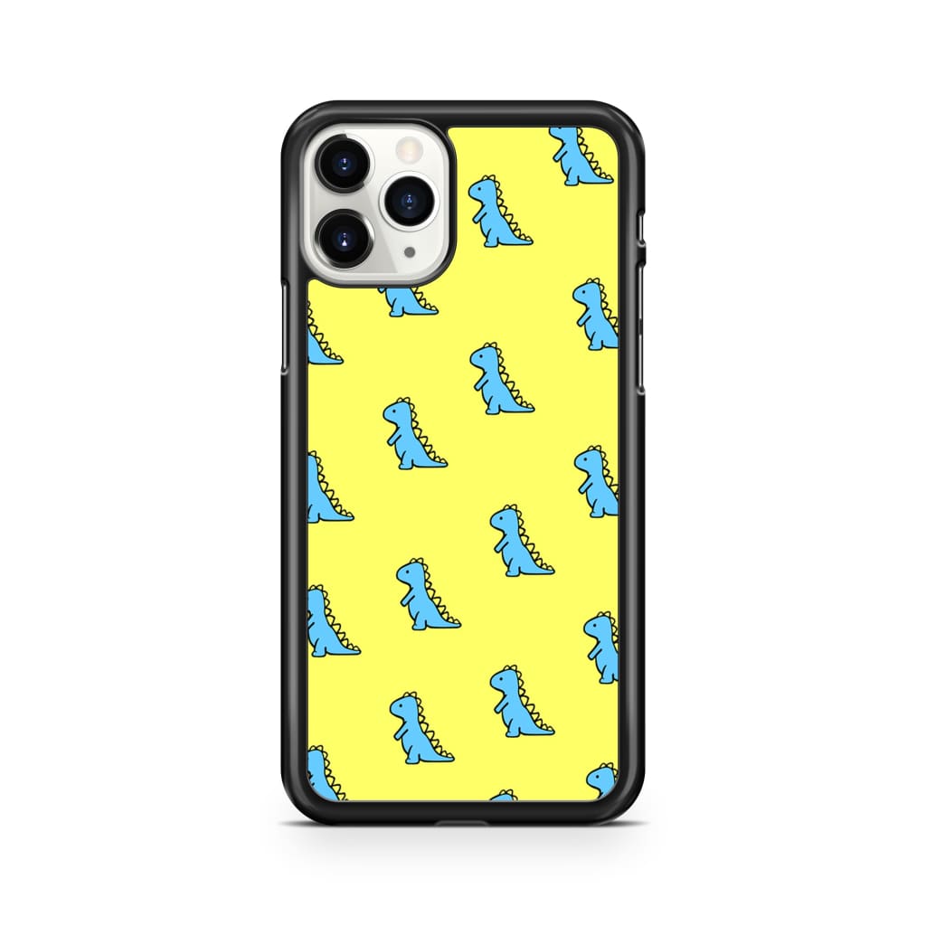 Yellow Dinosaur Phone Case - iPhone 11 Pro - Phone Case