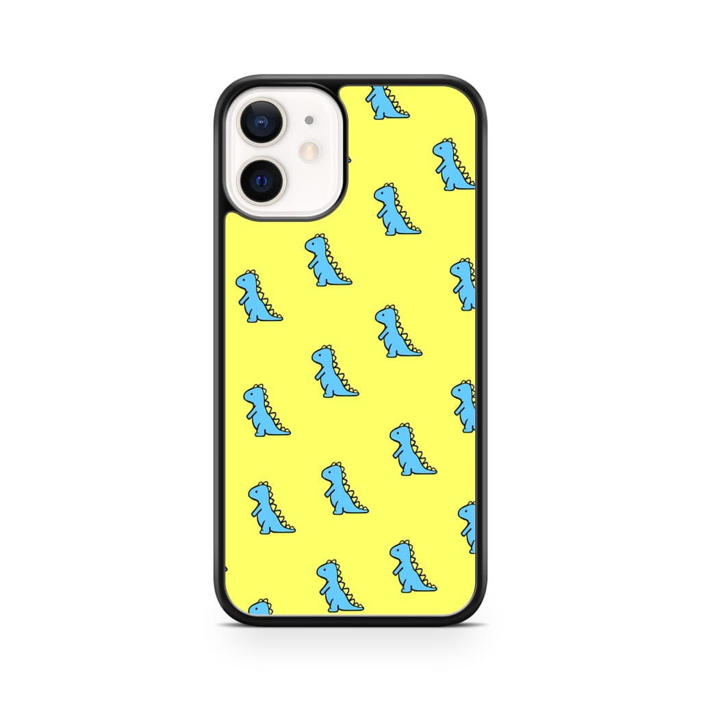 Yellow Dinosaur Phone Case - iPhone 12 Mini - Phone Case