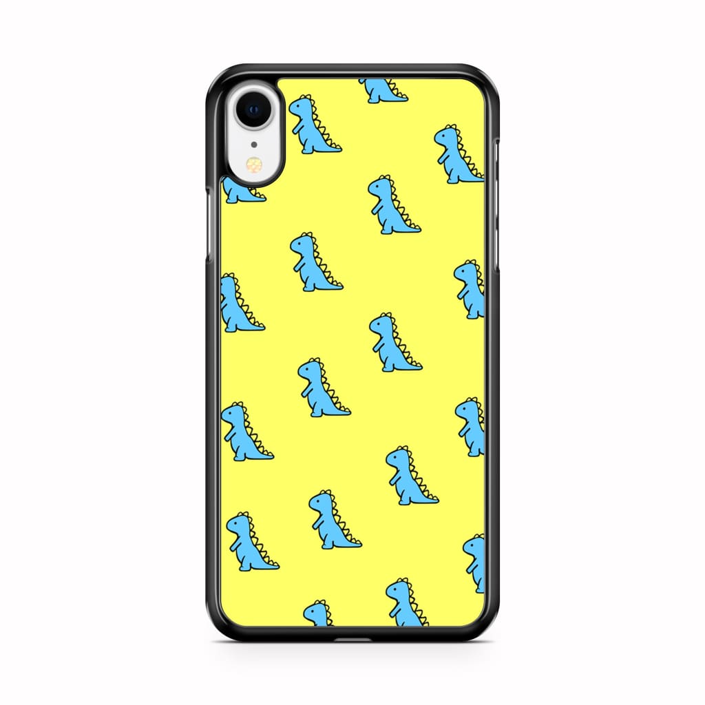 Yellow Dinosaur Phone Case - iPhone XR - Phone Case