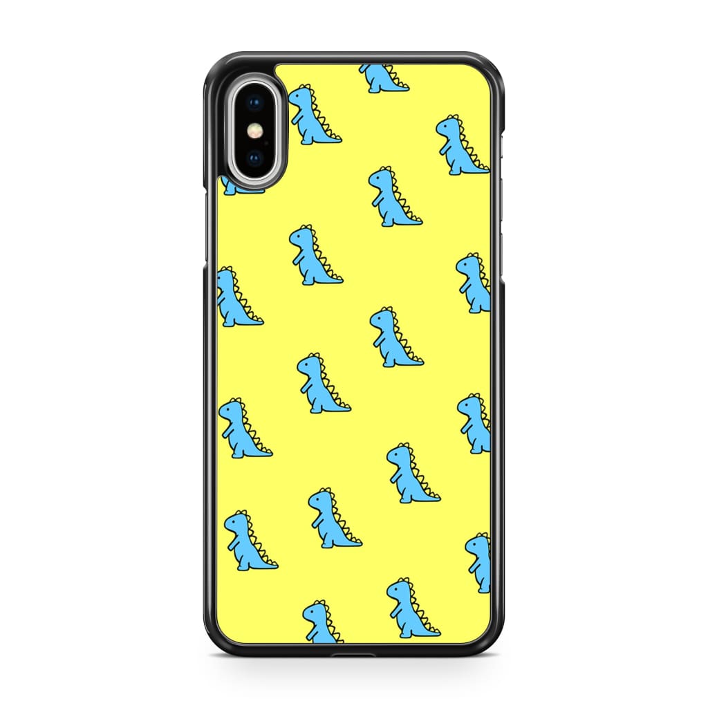 Yellow Dinosaur Phone Case - iPhone XS Max - Phone Case