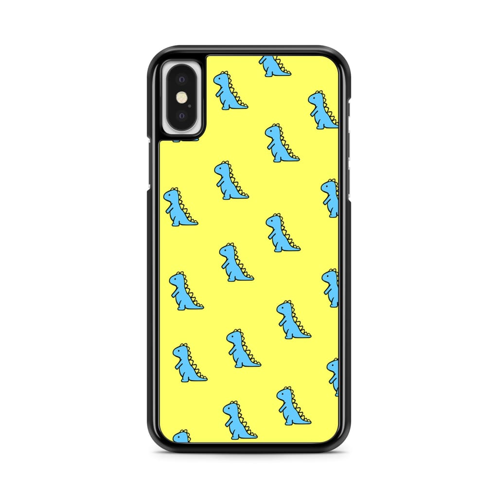 Yellow Dinosaur Phone Case - iPhone X/XS - Phone Case