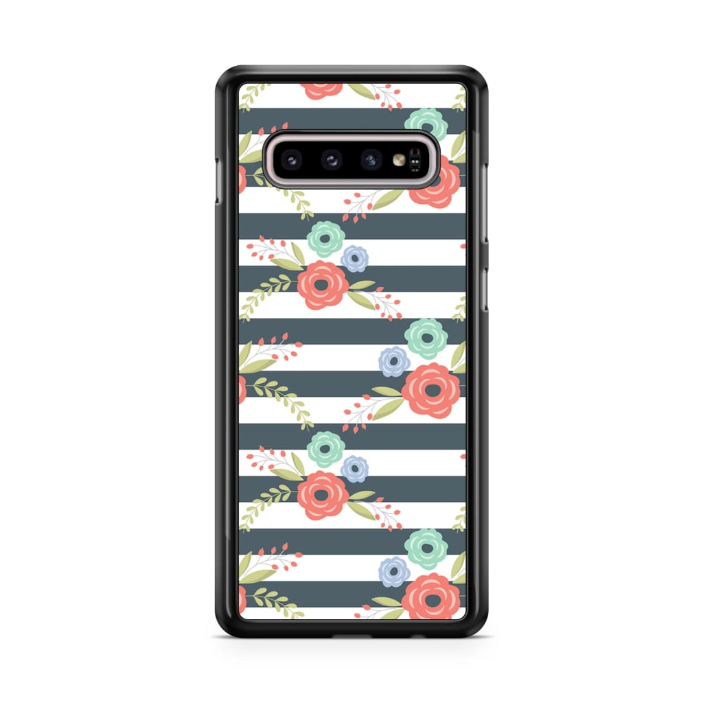 Zebra Bloom Floral Phone Case - Galaxy S10 - Phone Case