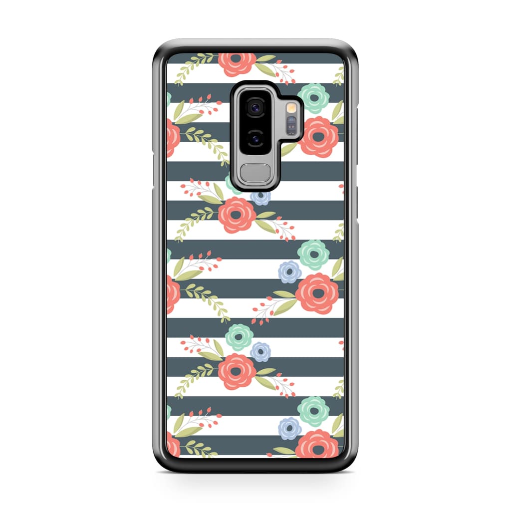 Zebra Bloom Floral Phone Case - Galaxy S9 Plus - Phone Case