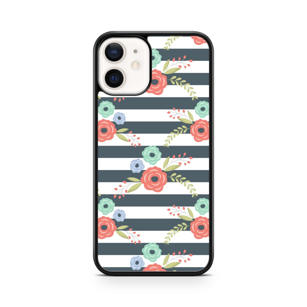 Zebra Bloom Floral Phone Case - iPhone 12/12 Pro - Phone 