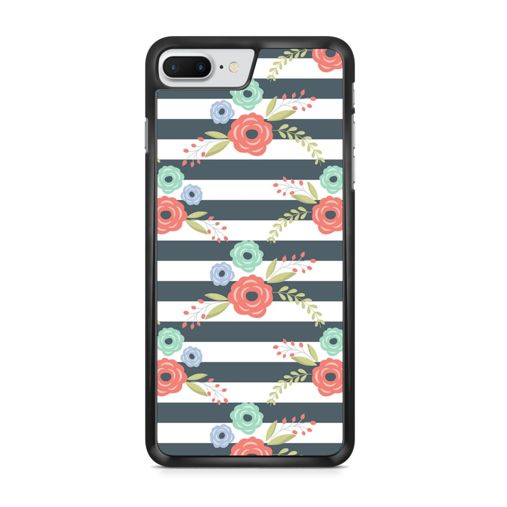 Zebra Bloom Floral Phone Case - iPhone 6/7/8 Plus - Phone 