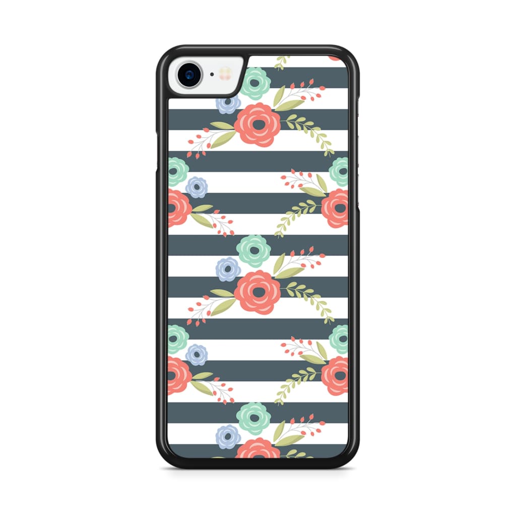 Zebra Bloom Floral Phone Case - iPhone SE/6/7/8 - Phone Case