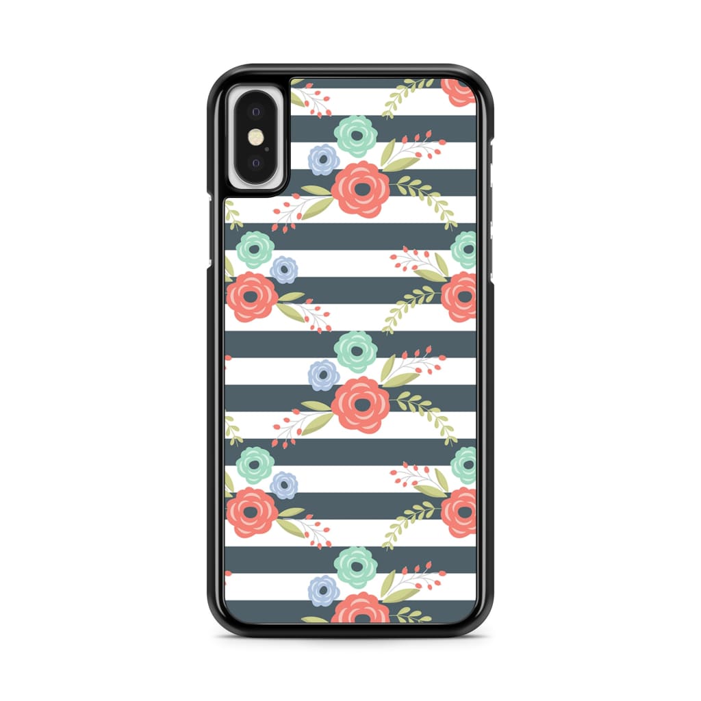 Zebra Bloom Floral Phone Case - iPhone X/XS - Phone Case