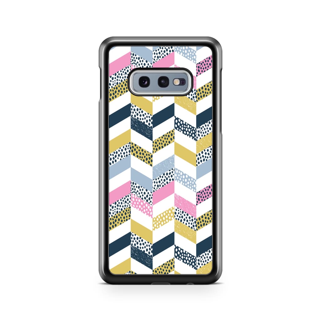 Zigzag Indigo Phone Case - Galaxy S10e - Phone Case