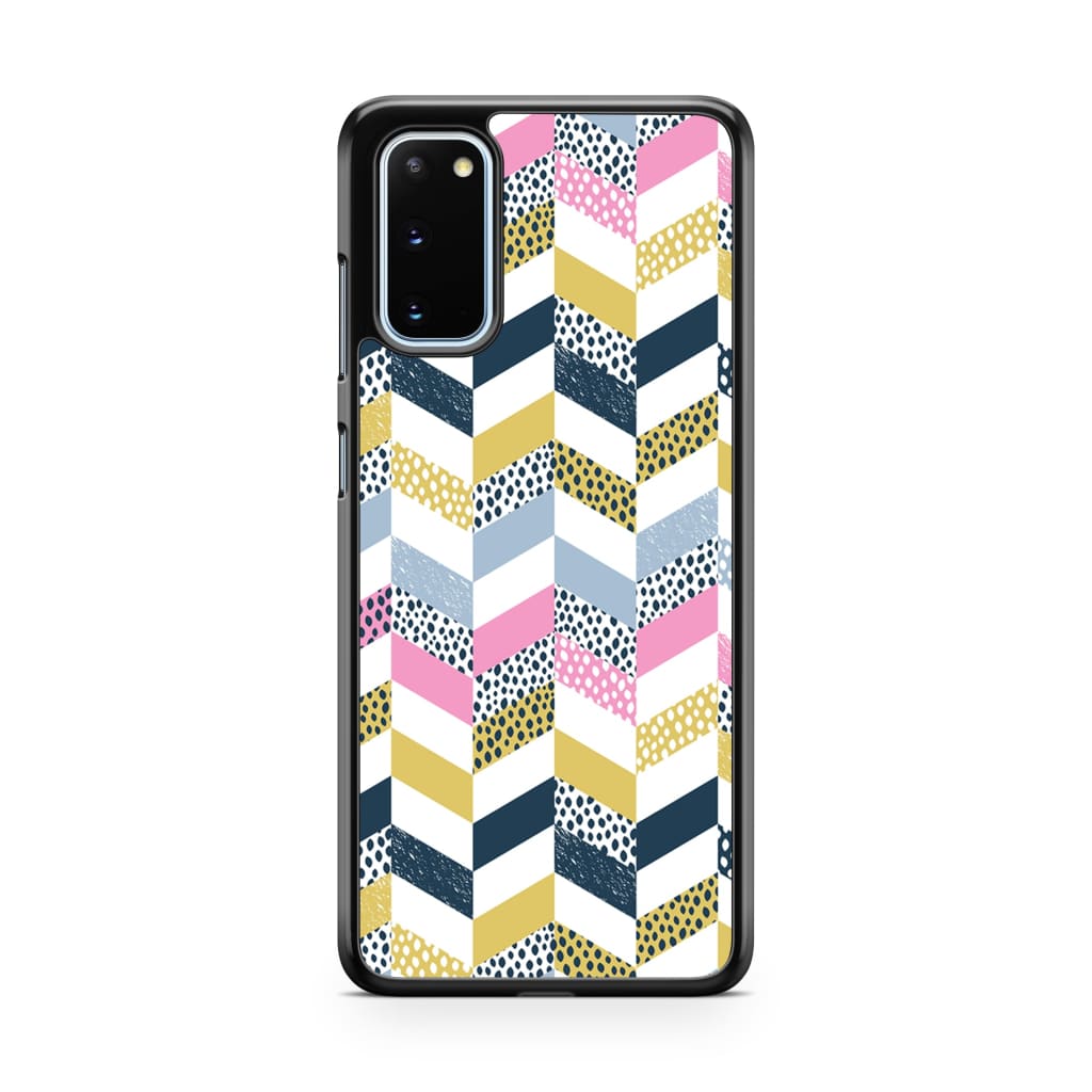 Zigzag Indigo Phone Case - Galaxy S20 - Phone Case