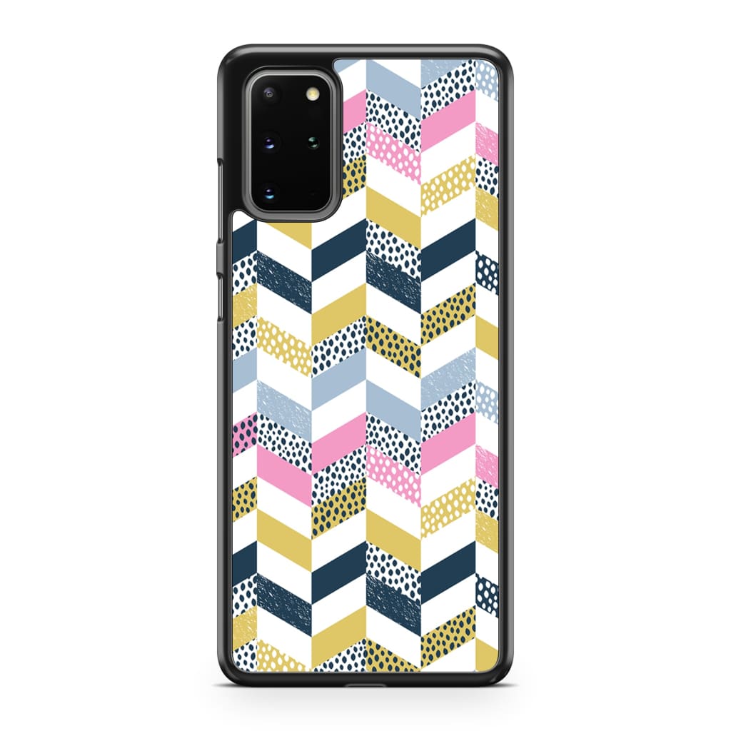Zigzag Indigo Phone Case - Galaxy S20 Plus - Phone Case