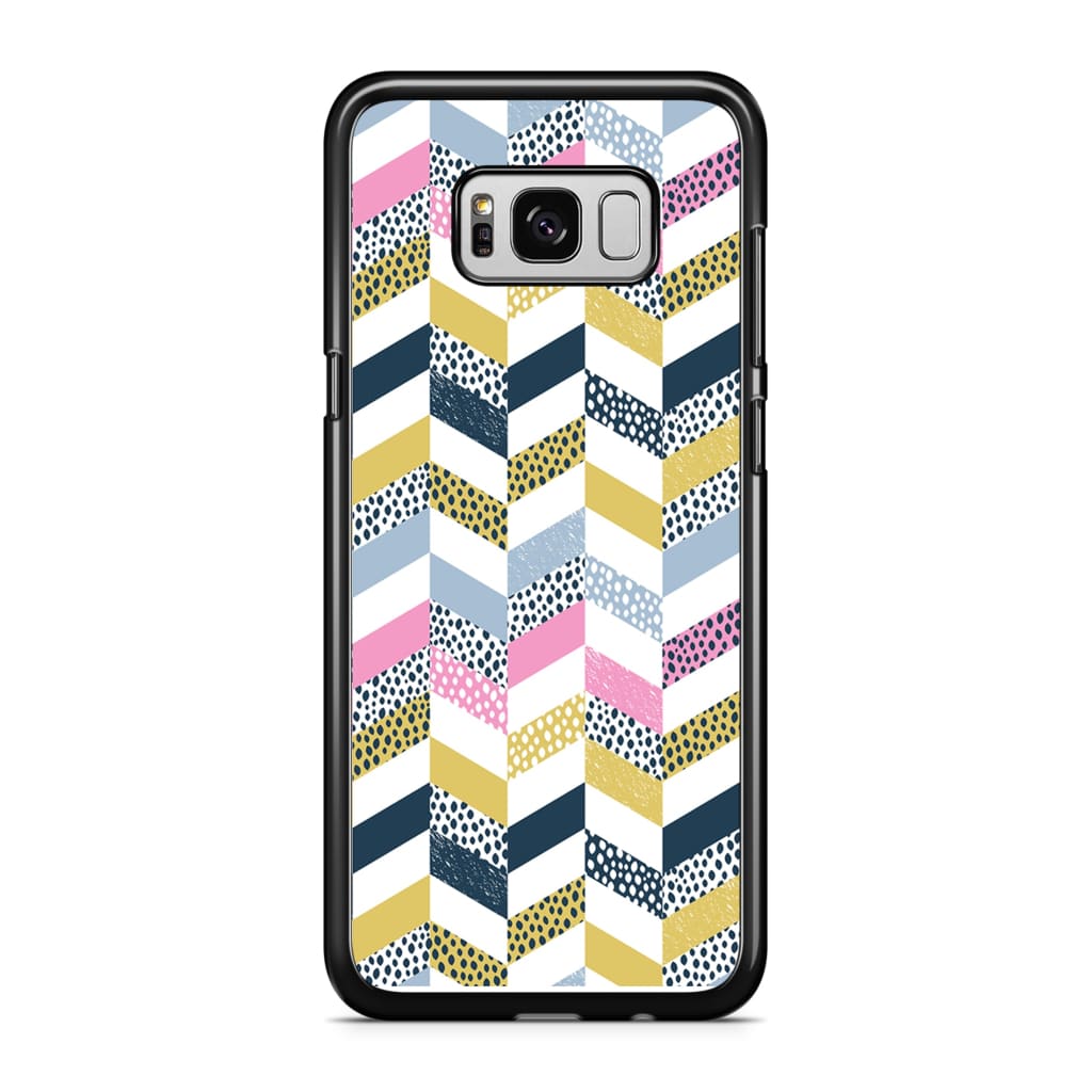 Zigzag Indigo Phone Case - Galaxy S8 - Phone Case