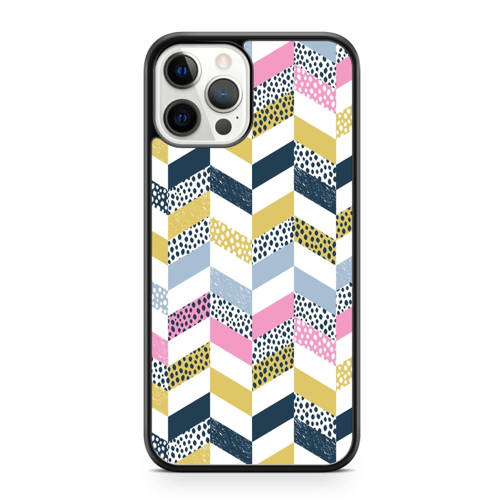 Zigzag Indigo Phone Case - iPhone 12 Pro Max - Phone Case